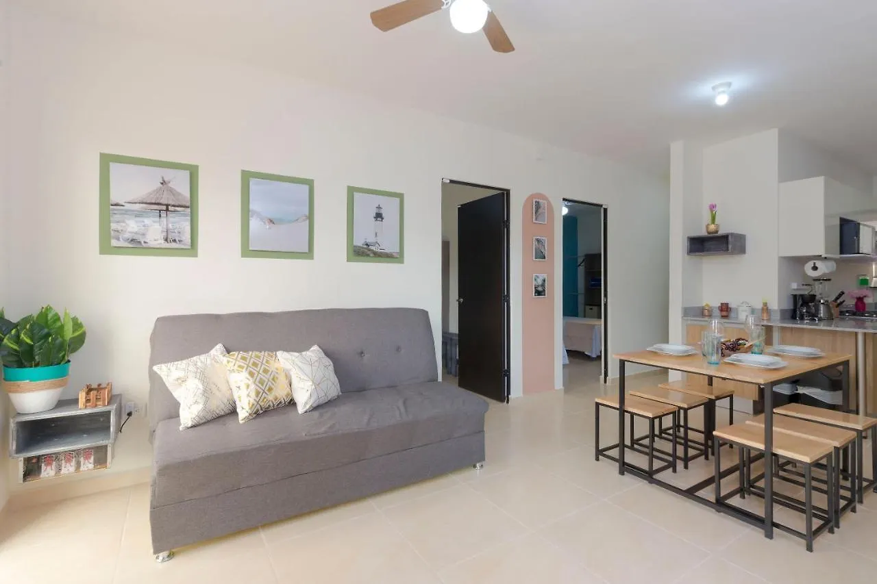 קנקון Breezy & Bright Full Apartment