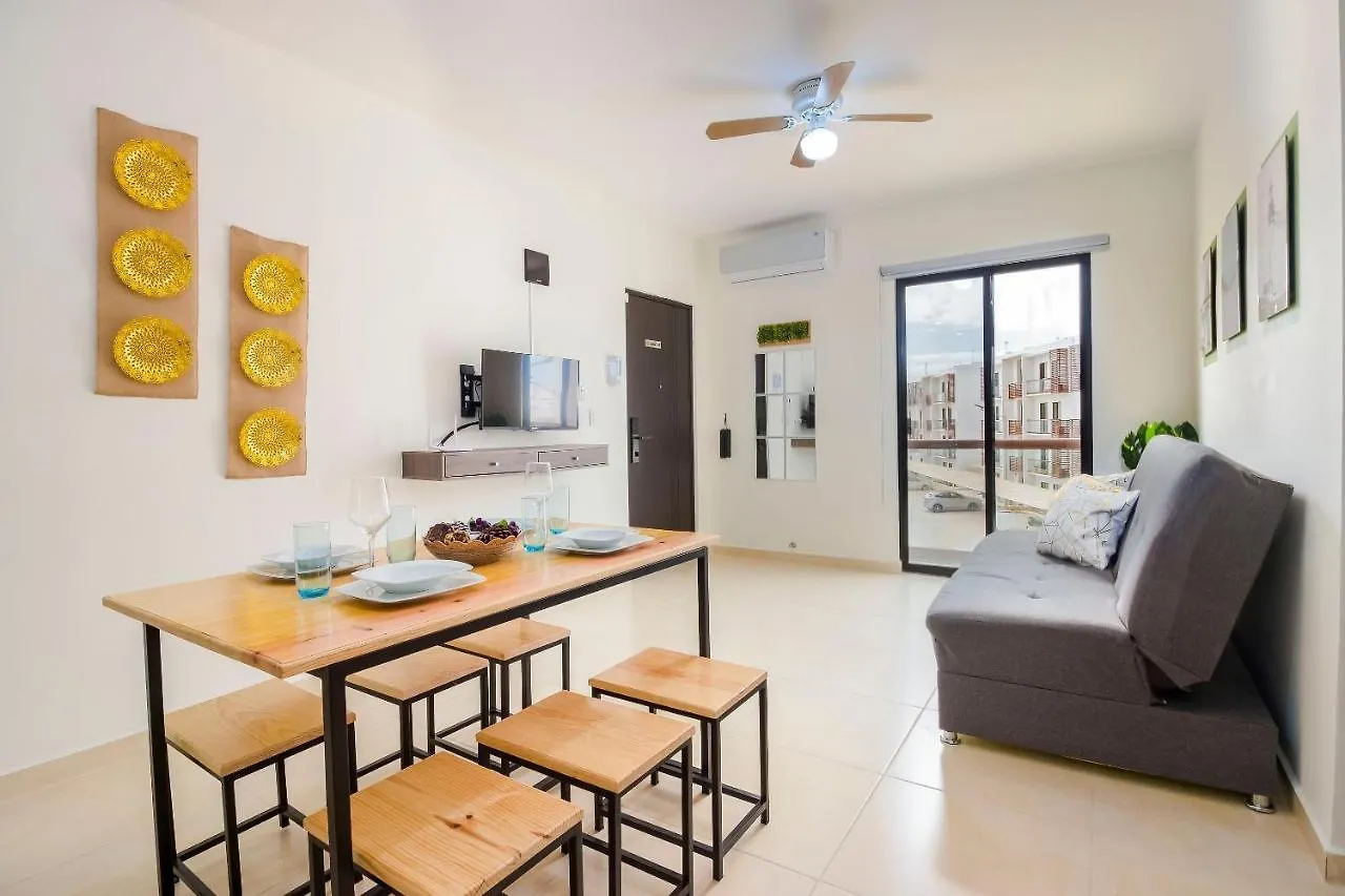 קנקון Breezy & Bright Full Apartment 0*,  מקסיקו